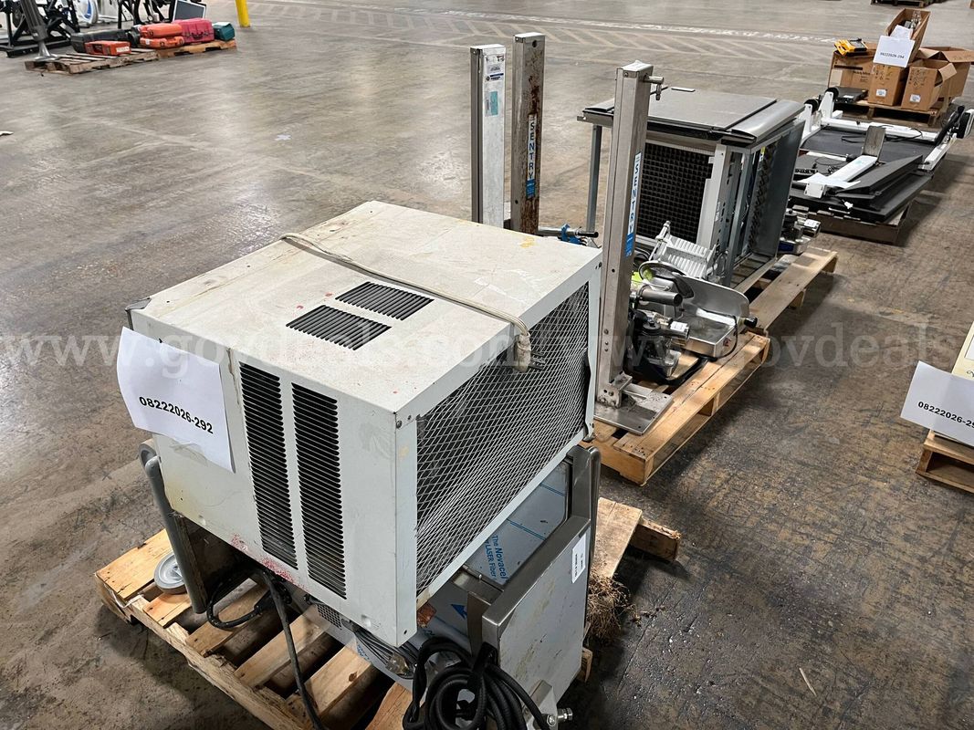 Lot of eyewash station, foggers and ice maker