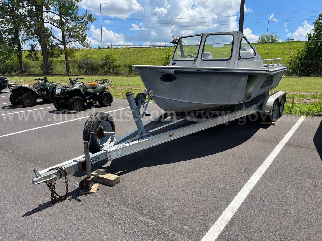 2004 Wooldridge Boat with Motor and Trailer
