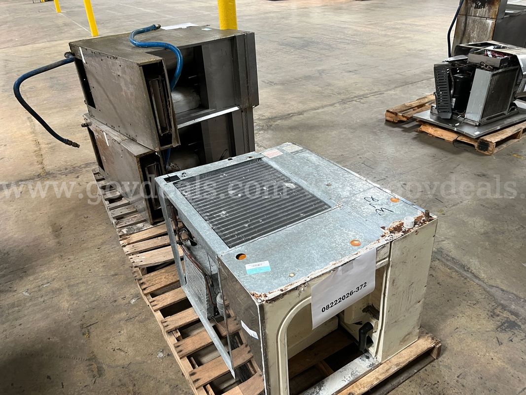 Lot of deep fryers and ice machine