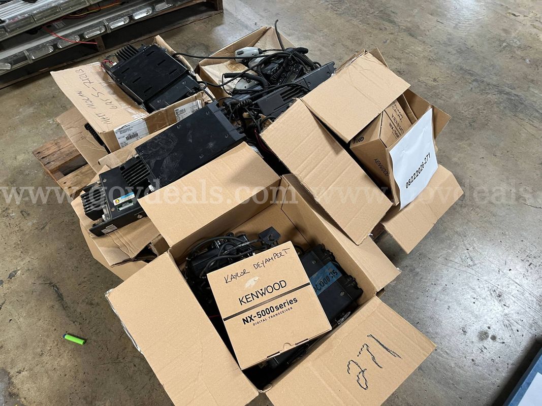 Lot of radios and police lights