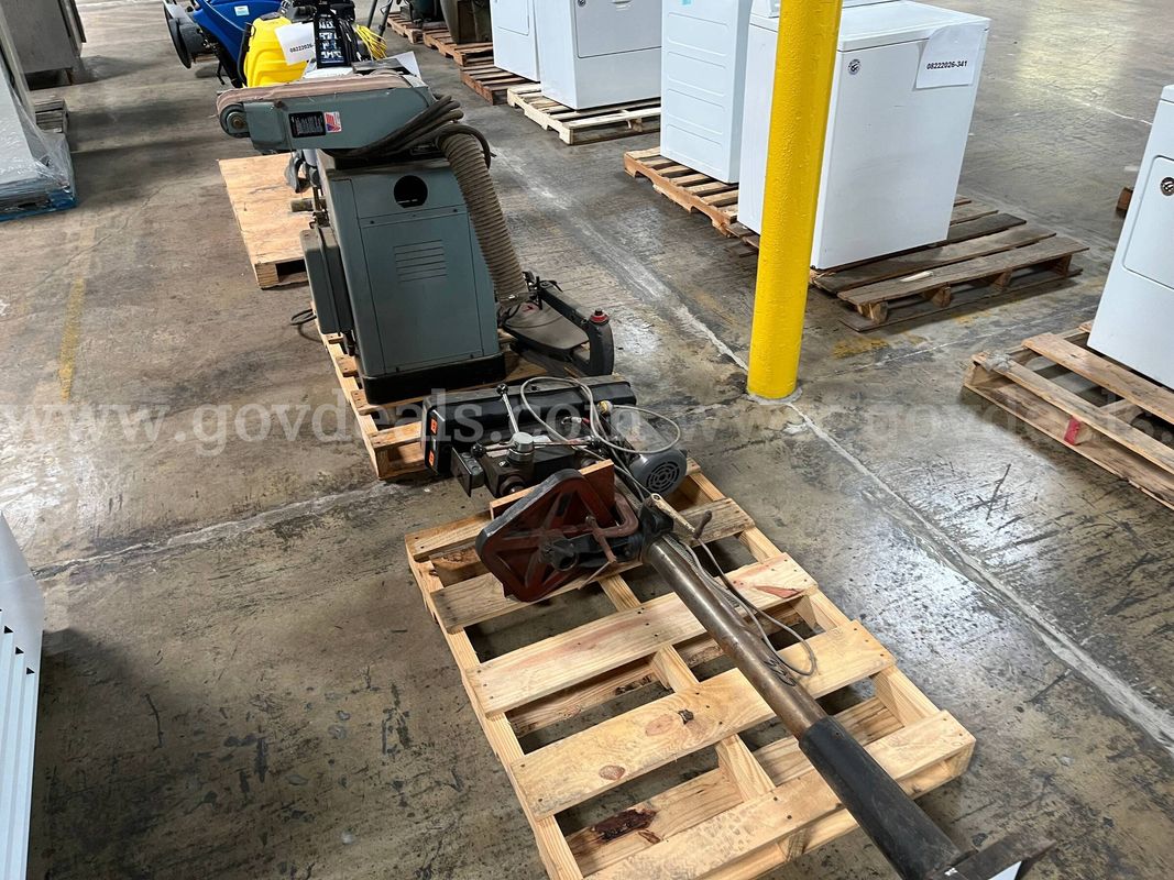Lot of Grinder and drill press