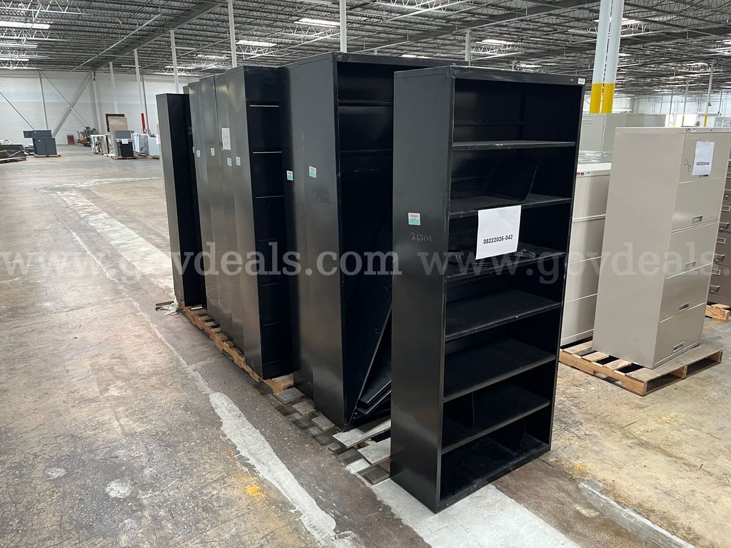 Lot of Metal Shelving