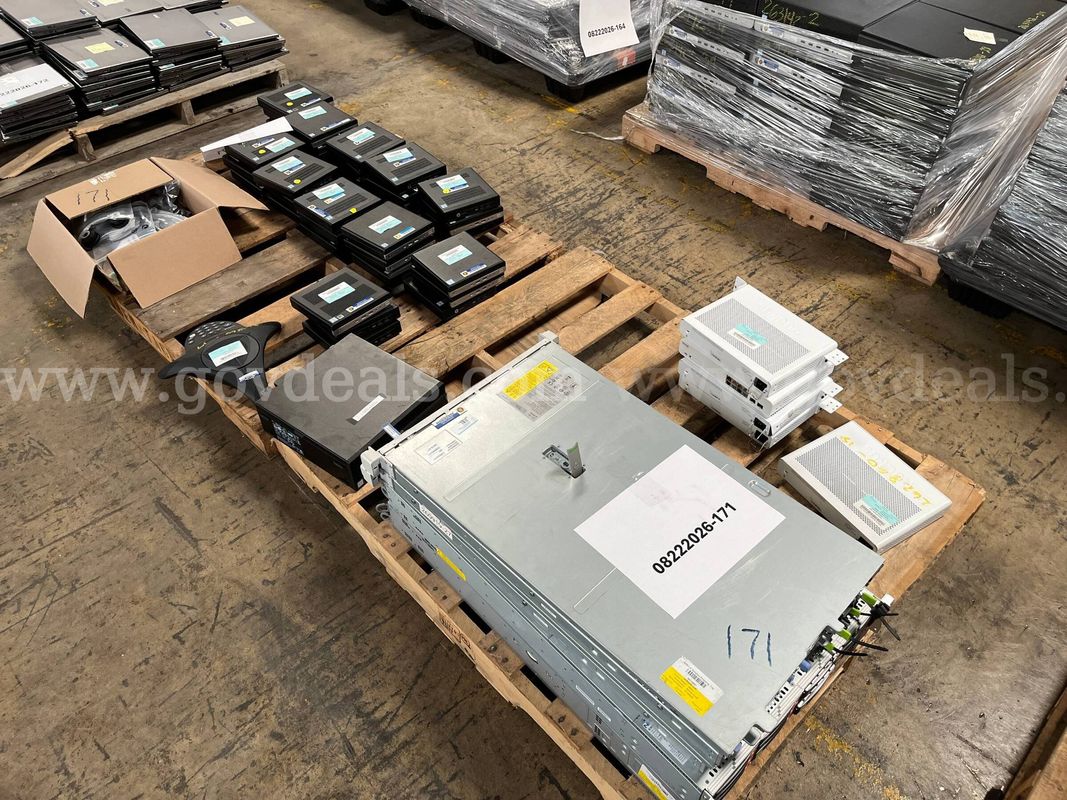 Lot of servers, switches, PCs and office equipment