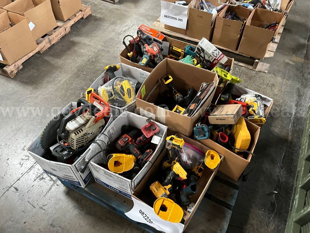Lot of Assorted Power Tools