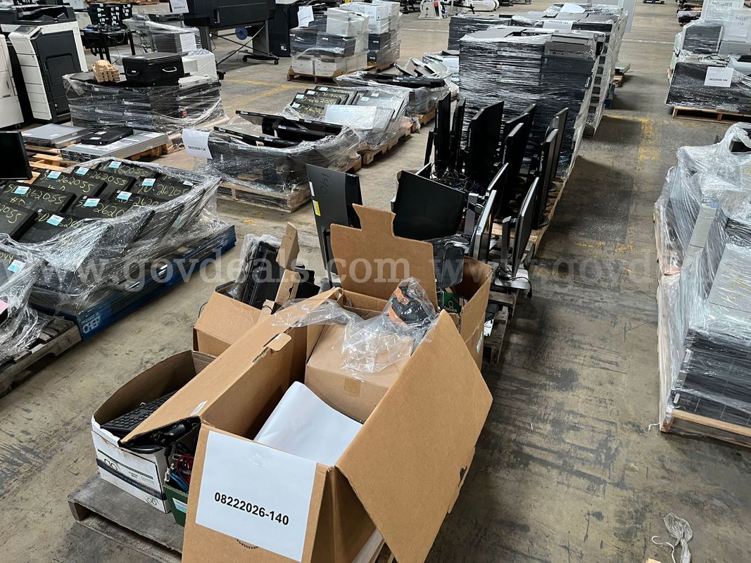 Lot of Monitors, CPUs and office equipment