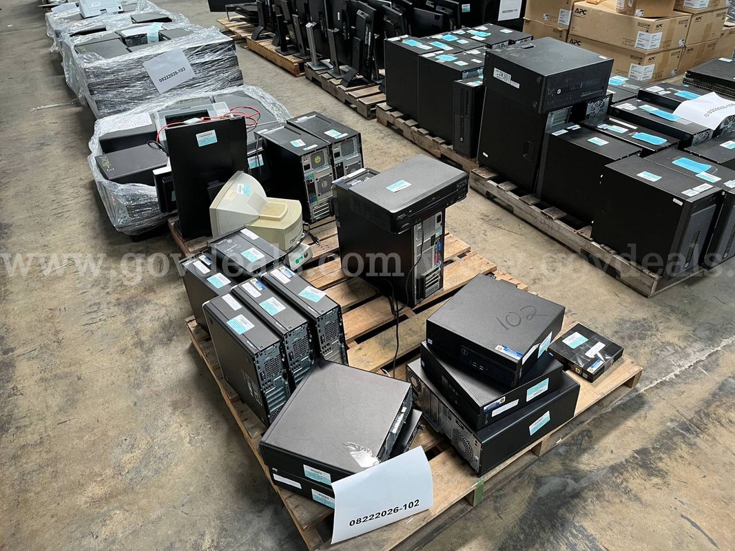 Lot of Desktop Computers, Monitors, Printers