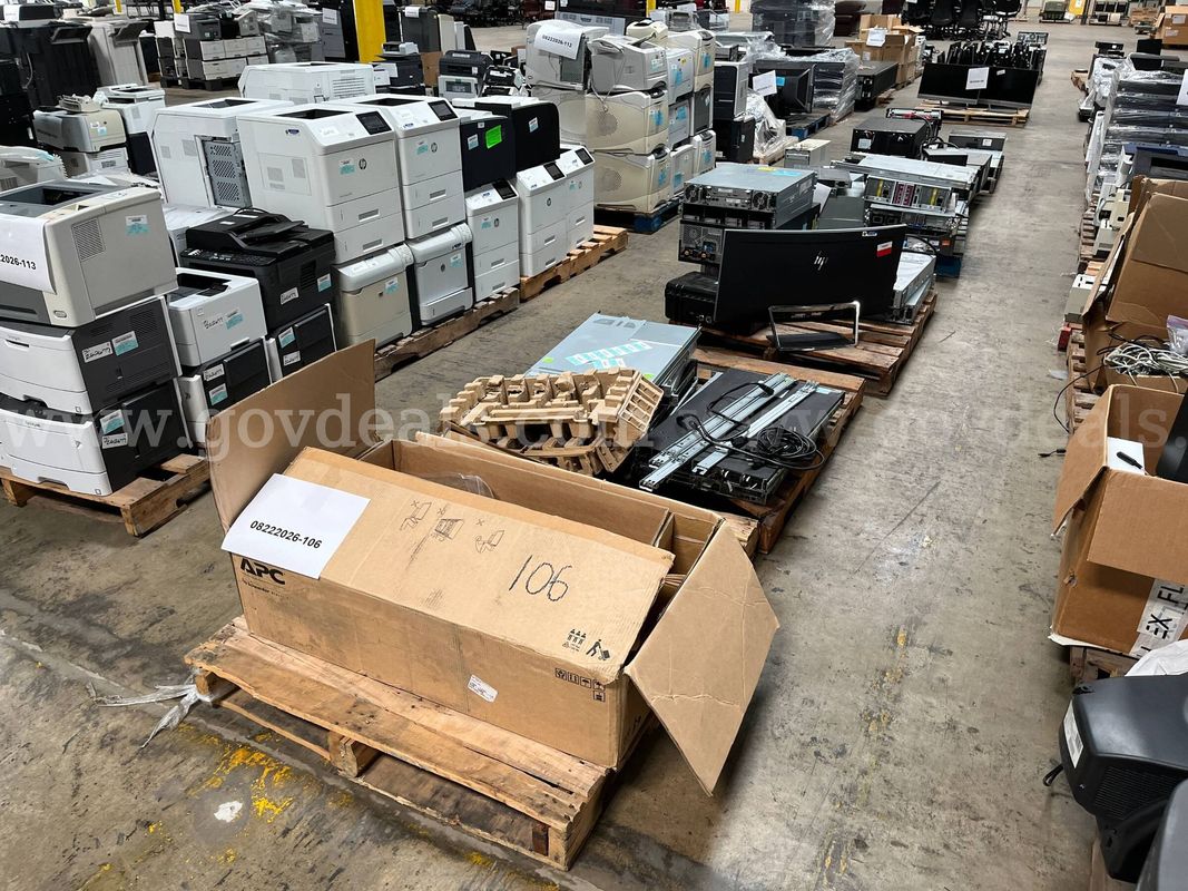 Lot of Server Blades, Switches Back Up Batteries