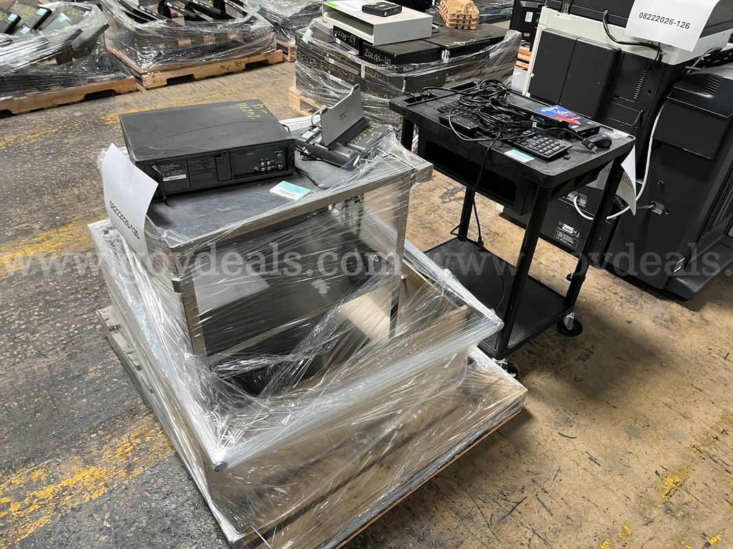 Lot of Carts, cabinets and office equipment