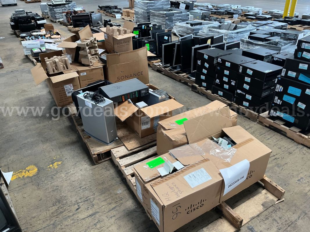 Lot of A/V Equipment and Office Phones