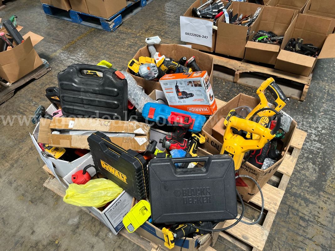 Lot of Assorted Power Tools
