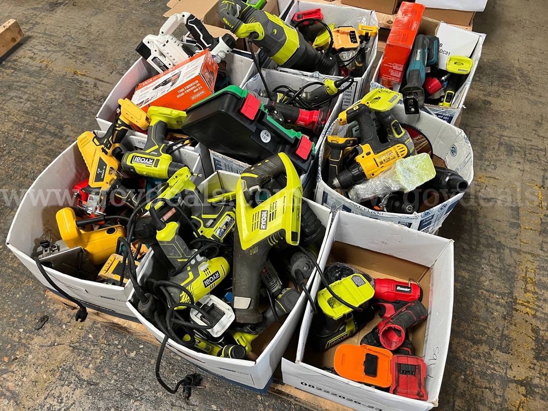Lot of Assorted Power Tools