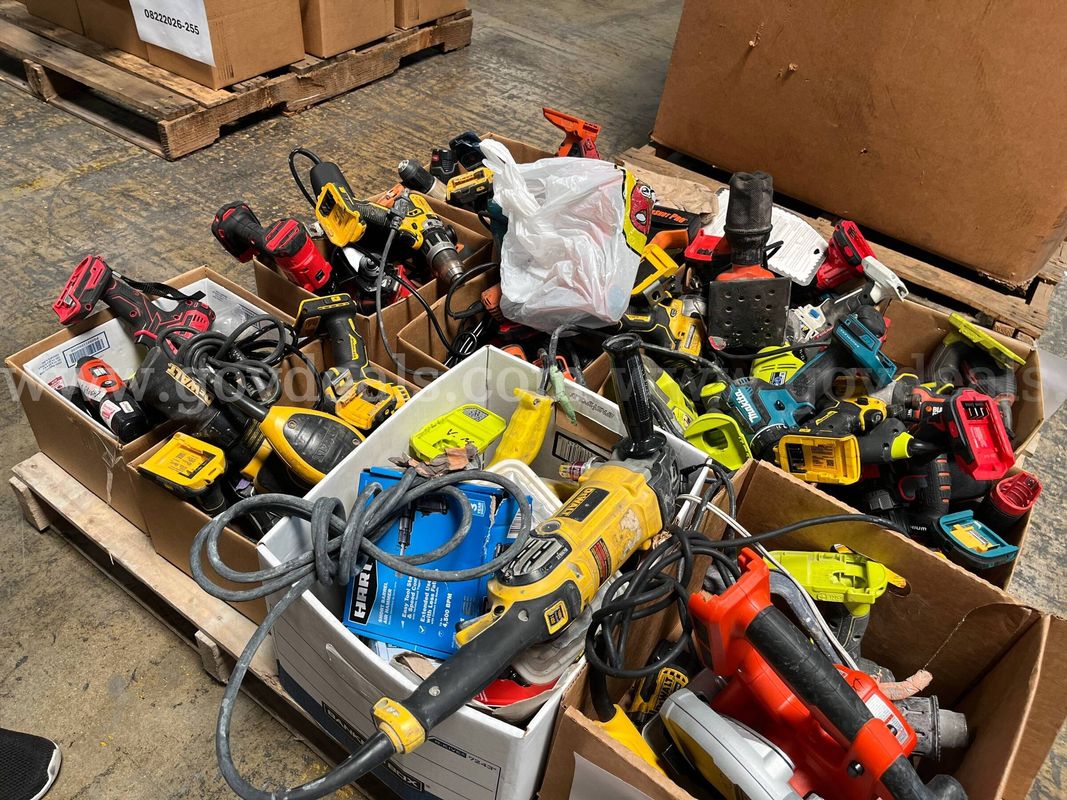 Lot of Assorted Power Tools
