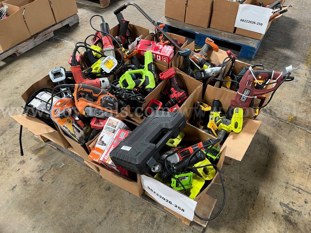 Lot of Assorted Power Tools