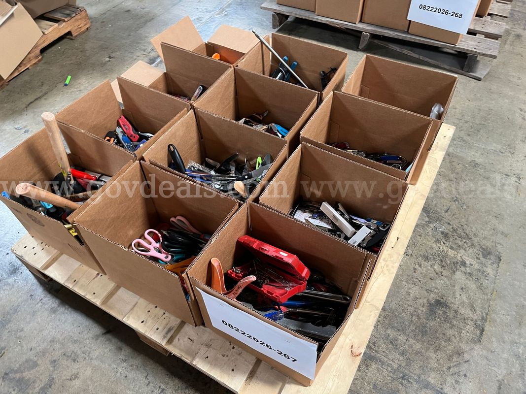 Lot of Scissors, Pocket Knives, and Hand Tools