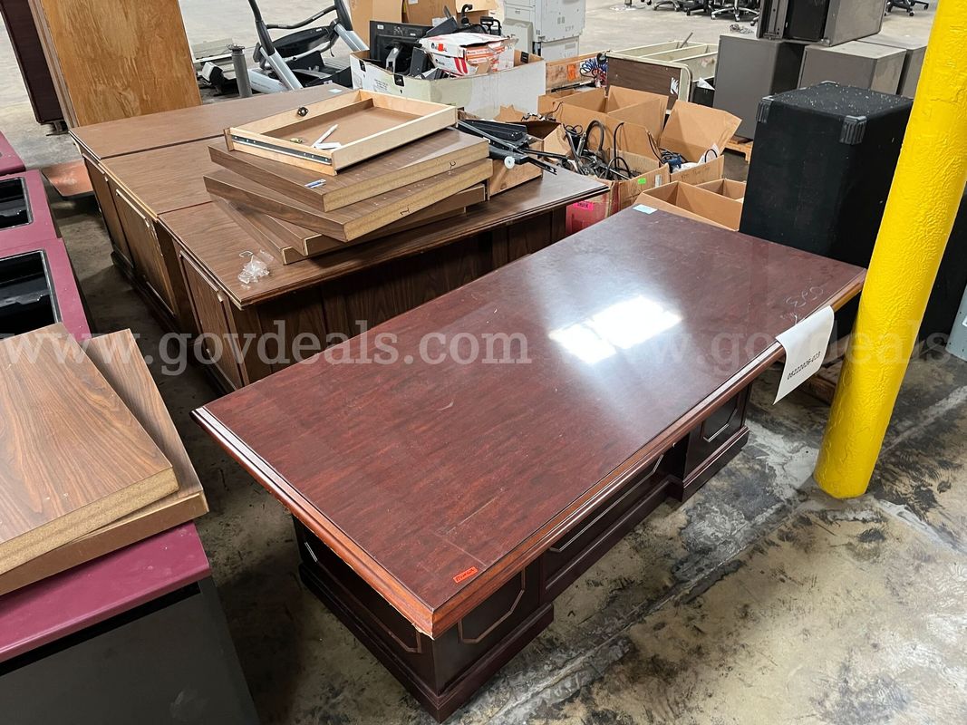 Lot of wood desks