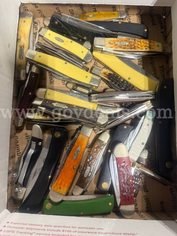 Lot of 30 Case Knives