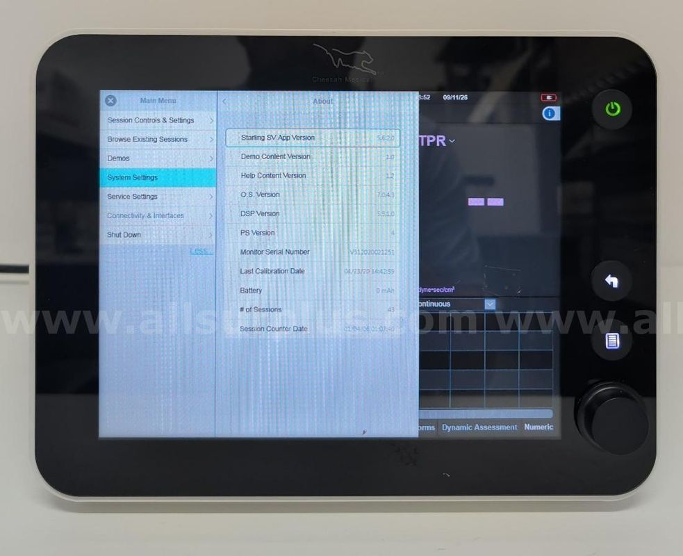 Baxter Cheetah Medical Starling SV Monitor