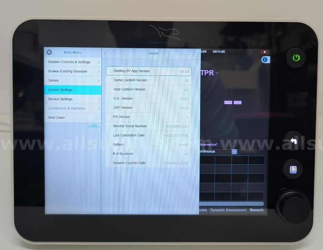 Baxter Cheetah Medical Starling SV Monitor