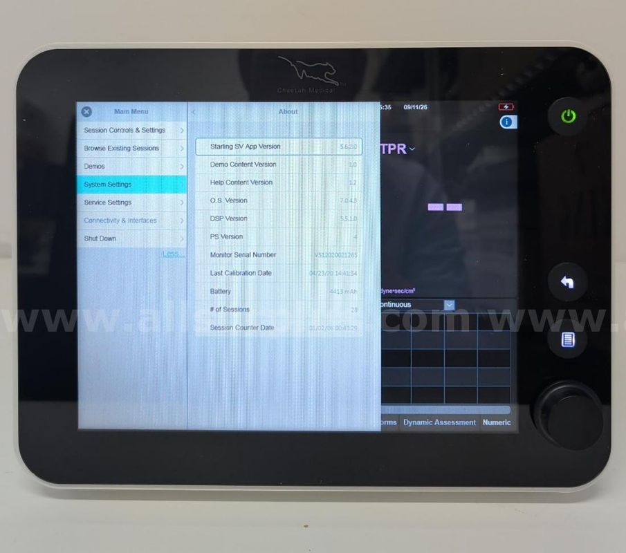 Baxter Cheetah Medical Starling SV Monitor