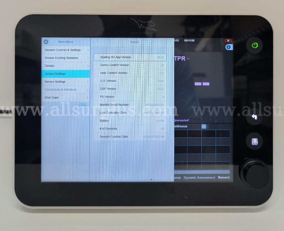 Lot of 12 Baxter Cheetah Medical Starling SV Monitor