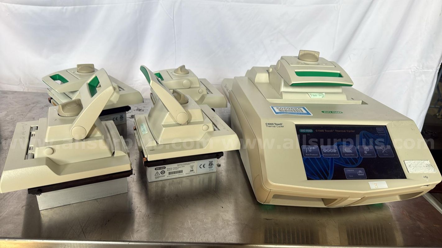7pcs Bio-Rad C1000 Touch Thermal Cycler, 6 Interchangeable Blocks, 96- & 384-Well