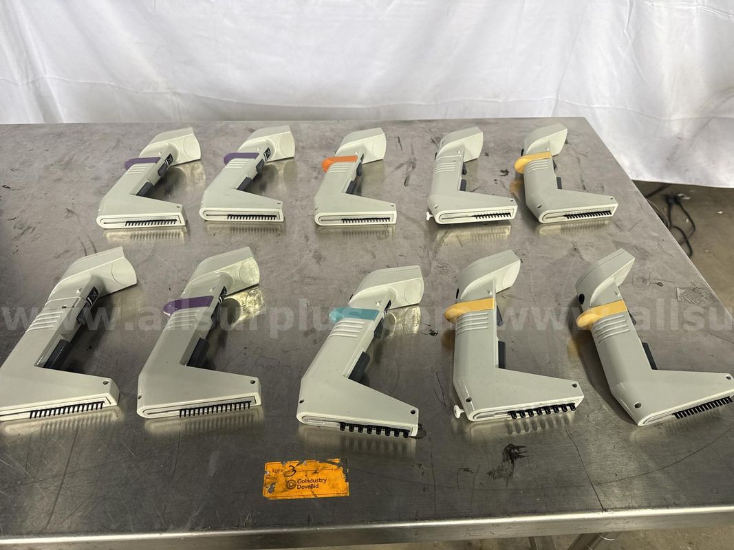 10pcs Thermo Scientific Matrix 8-Channel Electronic Pipettes, Digital LCD, 125 L/30 L