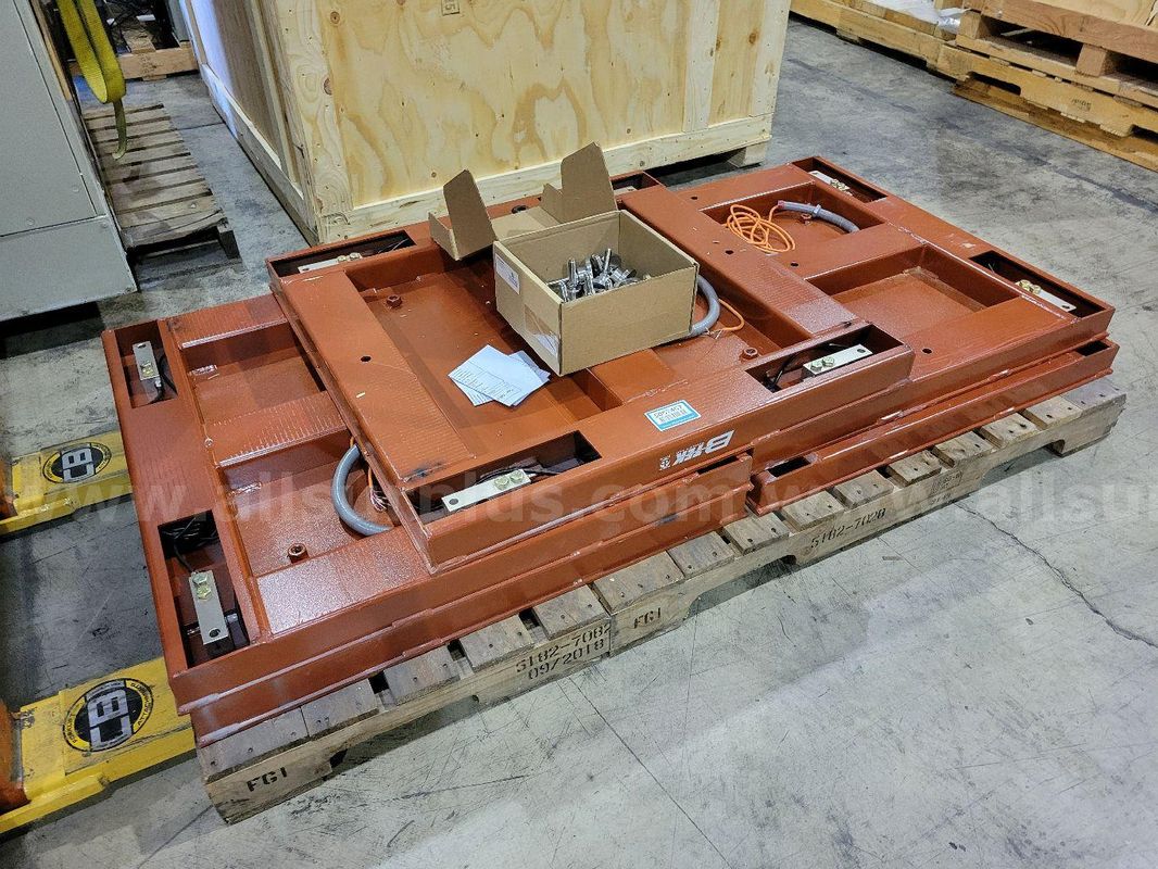 5ea B-TEK Scales BT-FC-3636-2-CL In-Floor Steel Weighing Platforms