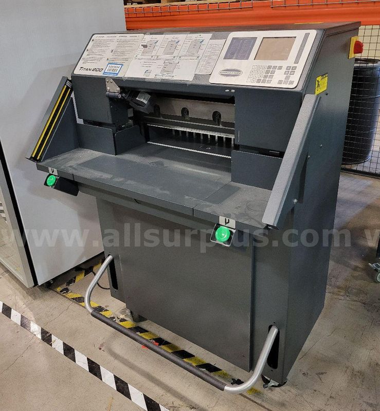 Challenge Machinery Co Titan CMC-200SC Programmable Hydraulic Paper Cutter