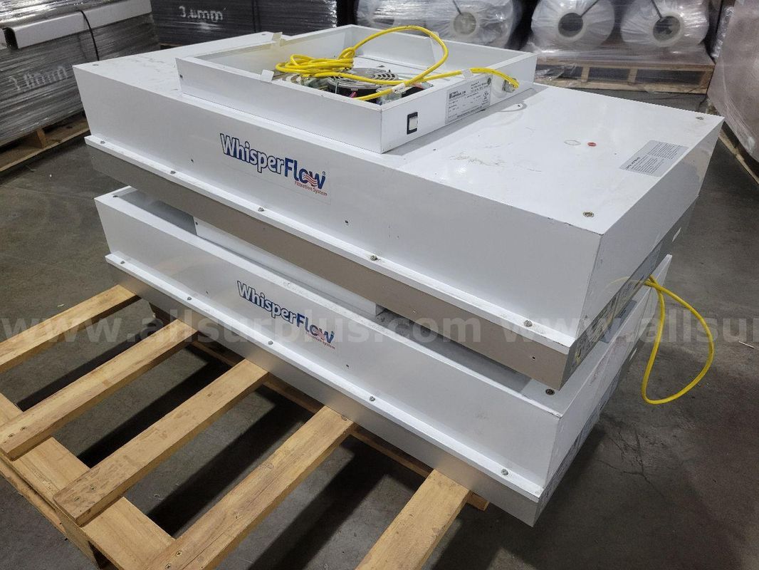 3pcs Cleanroom Fan Filter Units & Gas Delivery System