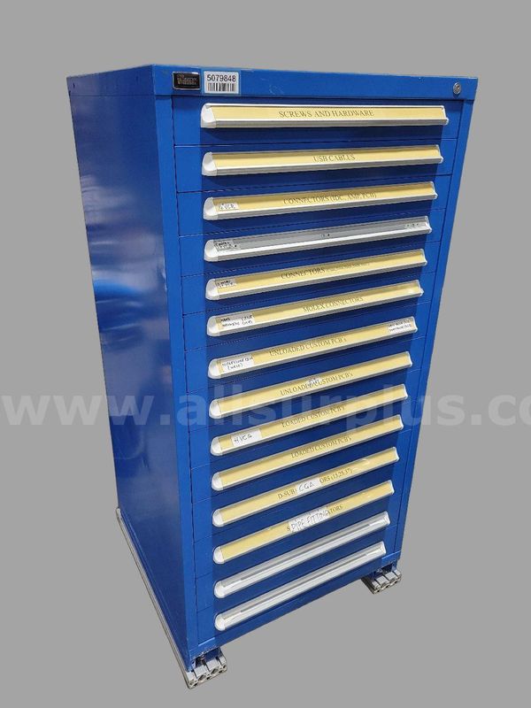 Stanley Vidmar 14-Drawer Tool Cabinet
