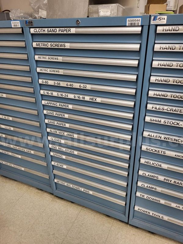 Lista Tool Cabinet, 16-drawer, w/ Contents