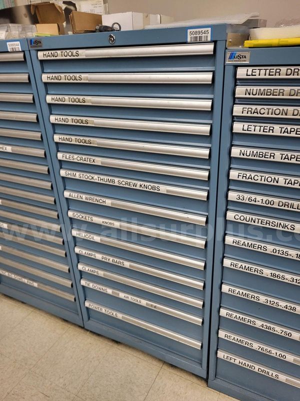 Lista Tool Cabinet, 14-drawer, w/ Contents