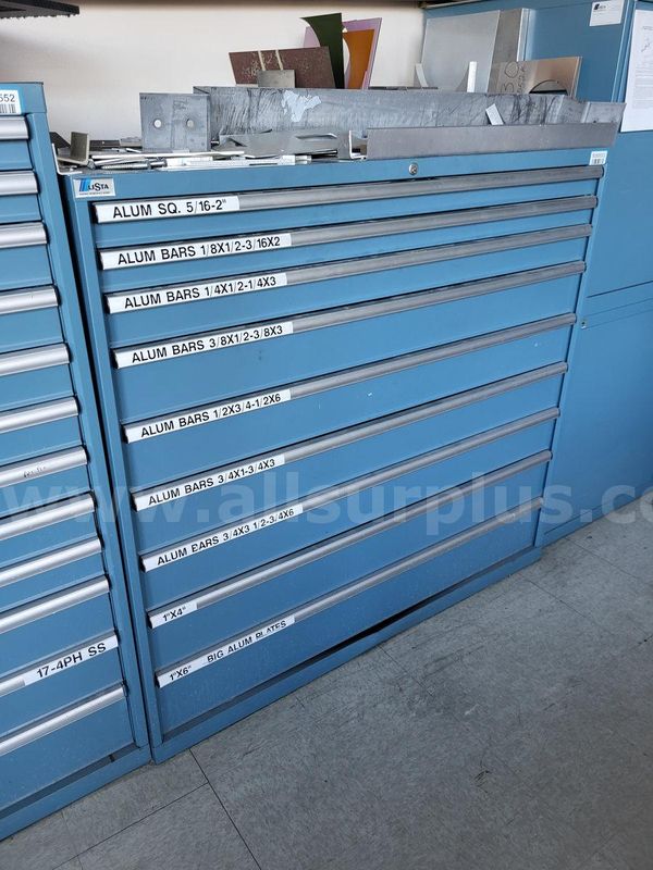 Lista Tool Cabinet, 9-drawer, w/ Contents