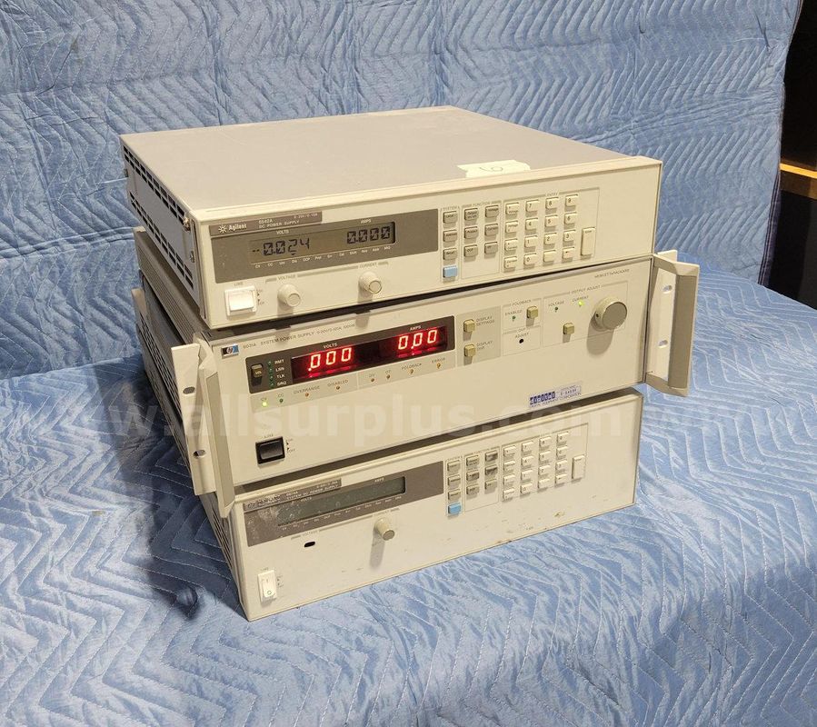 3pcs Agilent/Hewlett Packard DC Power Supplies