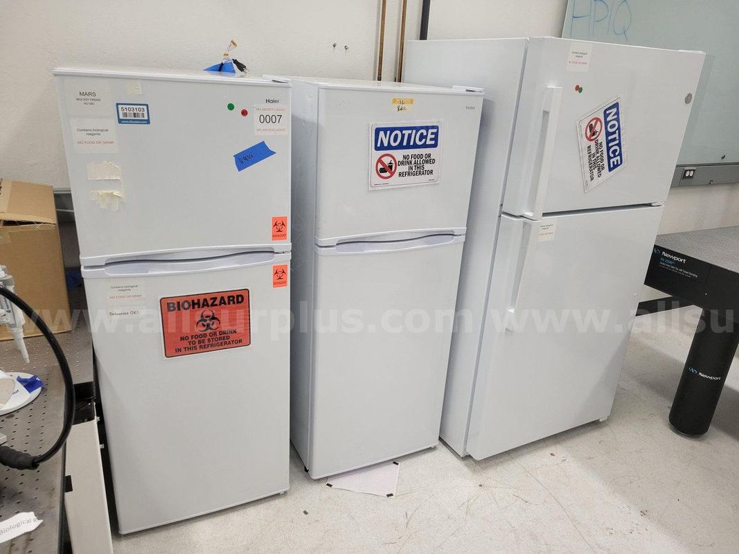 3pcs Laboratory Refrigerator Freezers