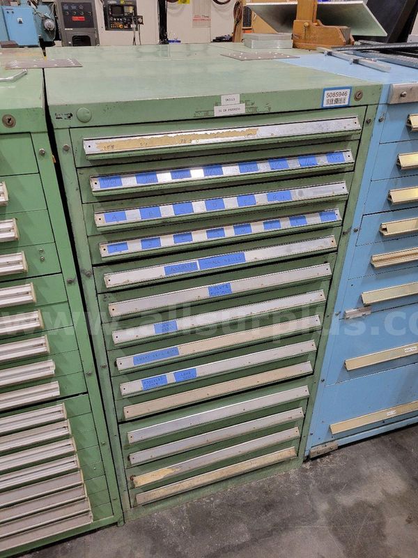 Tool Cabinet, 14-Drawer, w/ Tooling Contents
