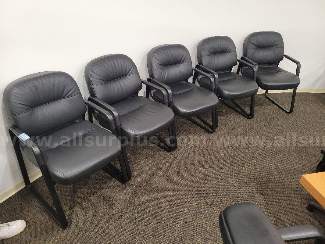 9ea Simulated Leather Reception Chairs