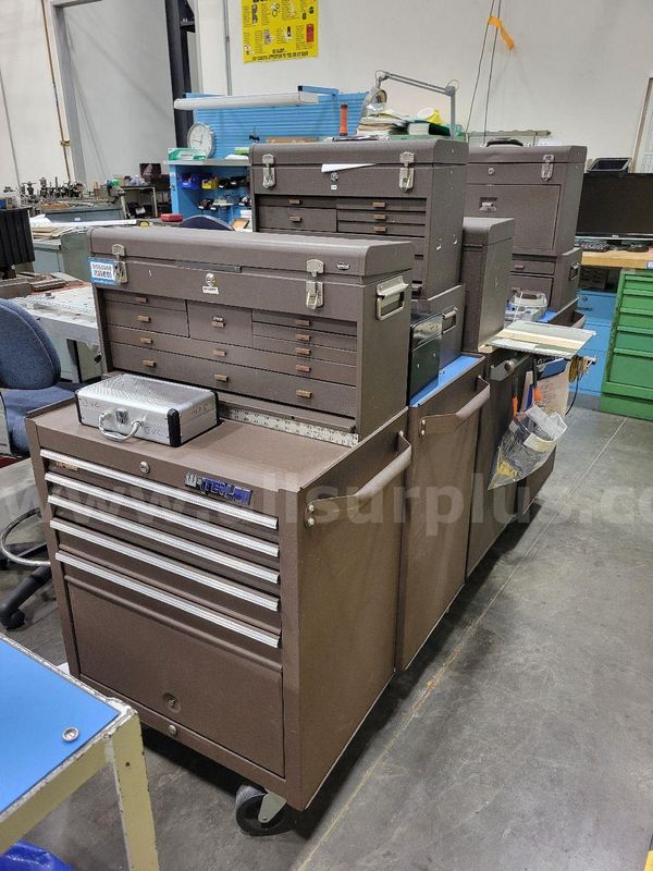 6ea Assorted Rolling Toolboxes, w/ Contents