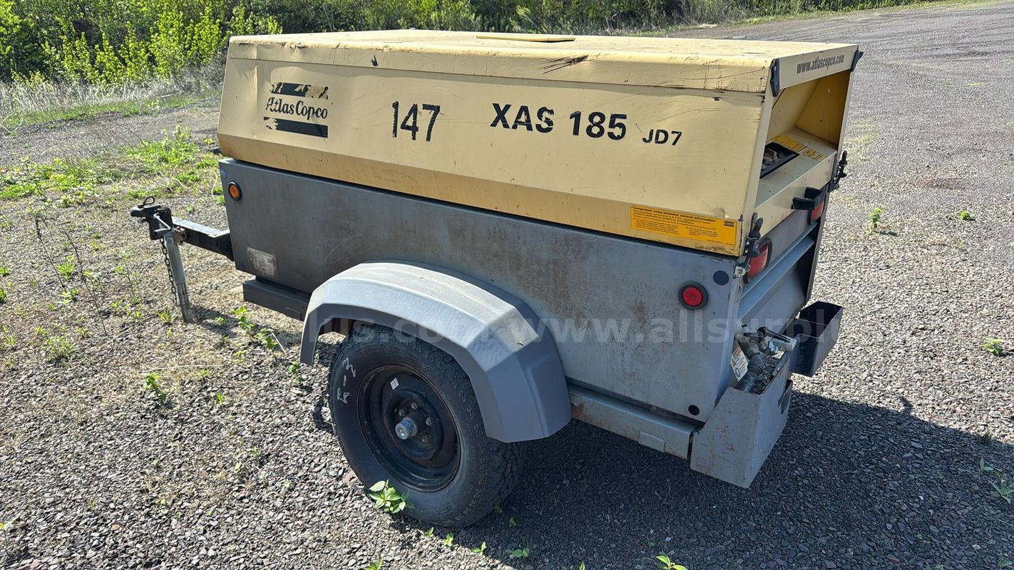 Atlas Copco XAS 185 JD7 Portable Air Compressor