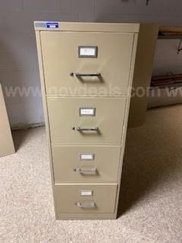 Vertical 4 Drawer File Cabinet 351