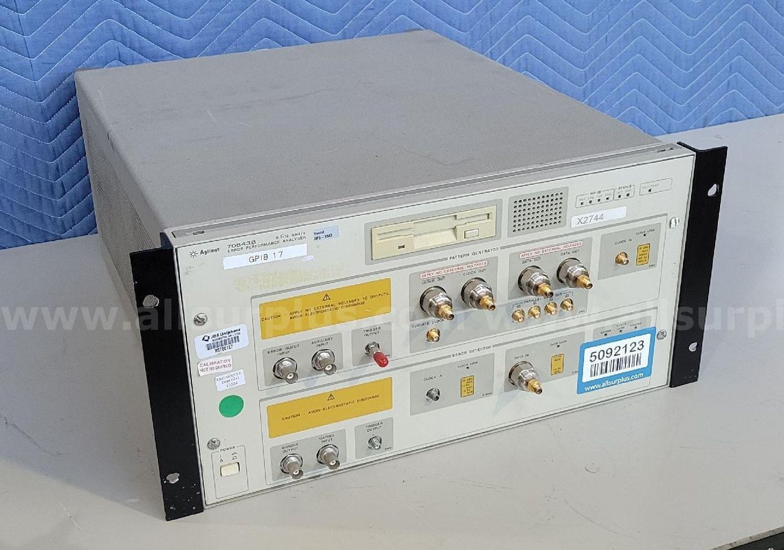 Agilent 70843B Error Performance Analyzer, 0.1-12 Gbit/s