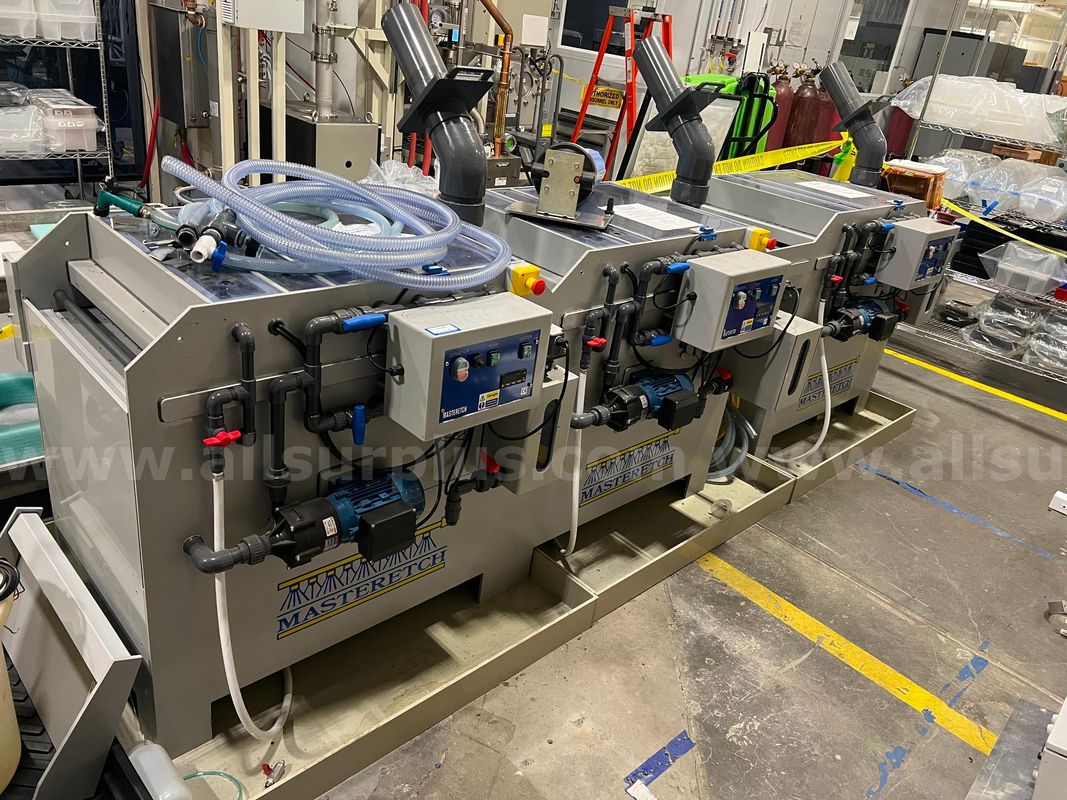 Masteretch 3-Station Chemical Wet Etch Line