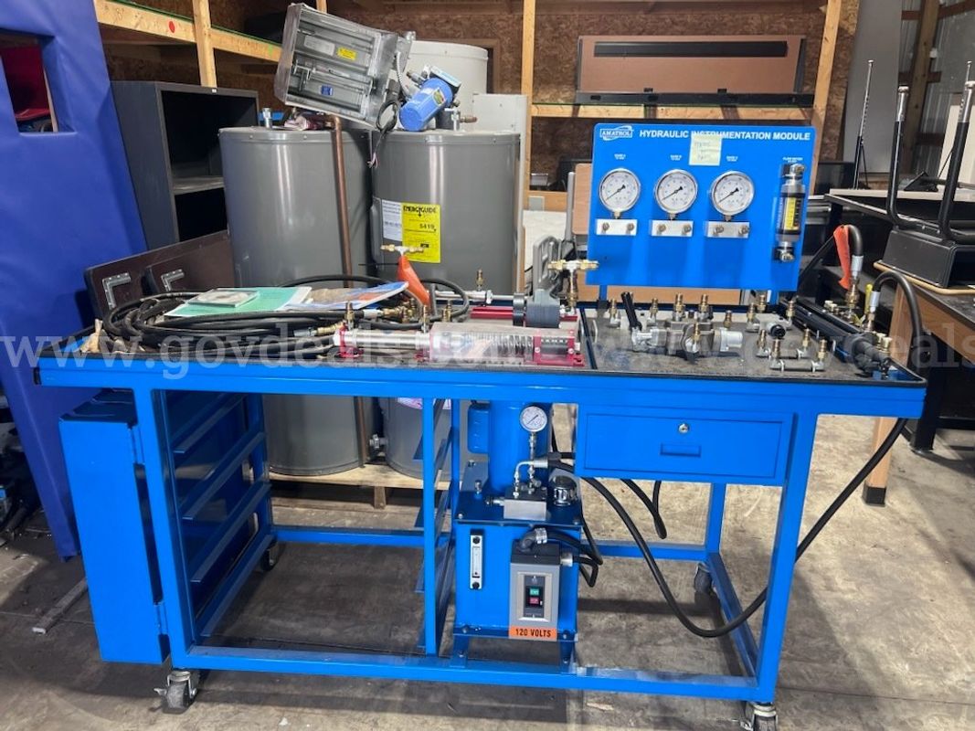 Amatrol Basic Hydraulics Training System| Double-sided A-Frame Bench
