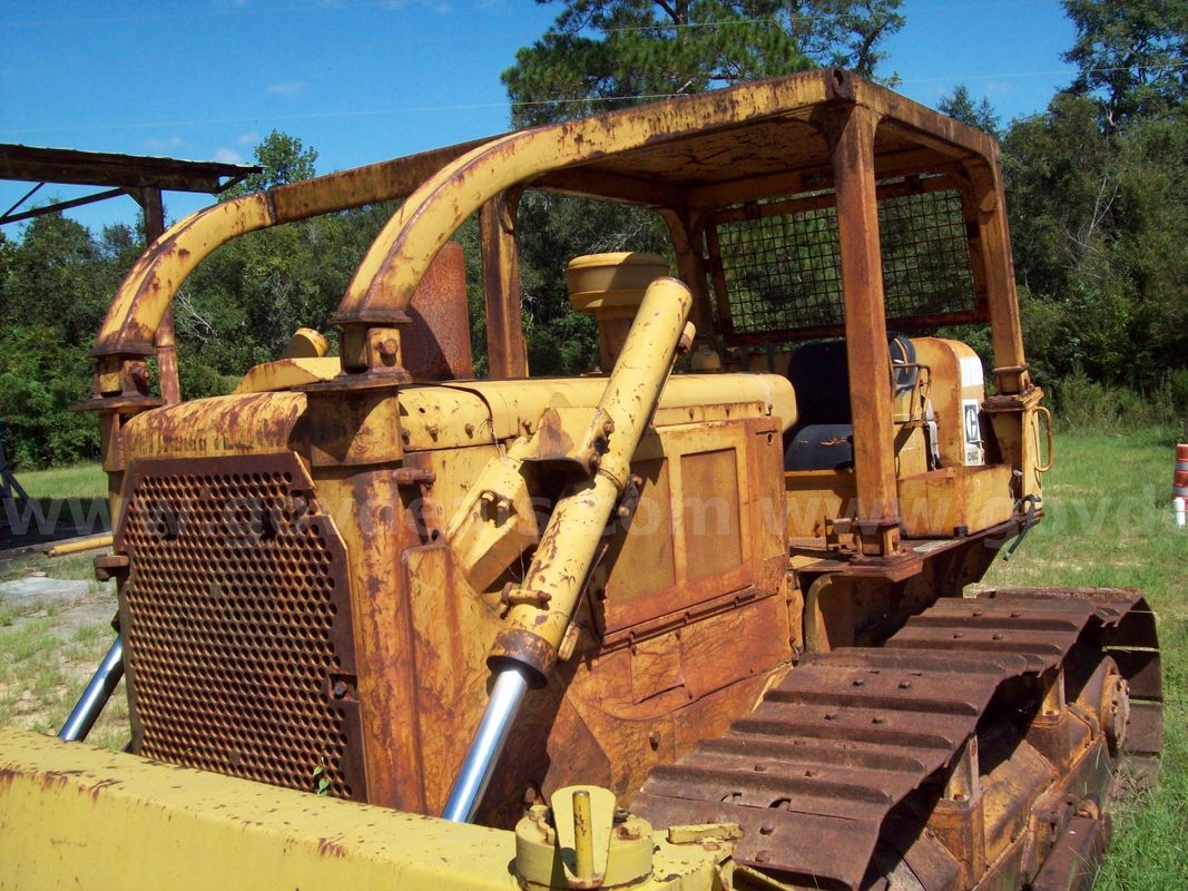 Caterpillar D6C Dozer, Jersey Spreader, Dozer Blade