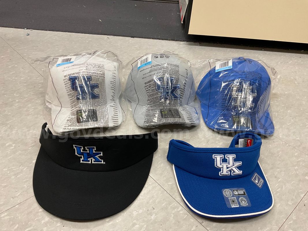 5 University of Kentucky hats and visors