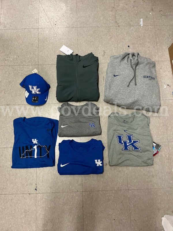 Men’s Small - Hoodie (1), T-Shirt (4), Zip-up (1), Baseball Hat (1)