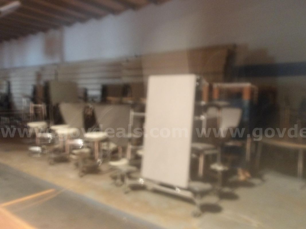 Lot of Estimated 35 Cafeteria Tables.