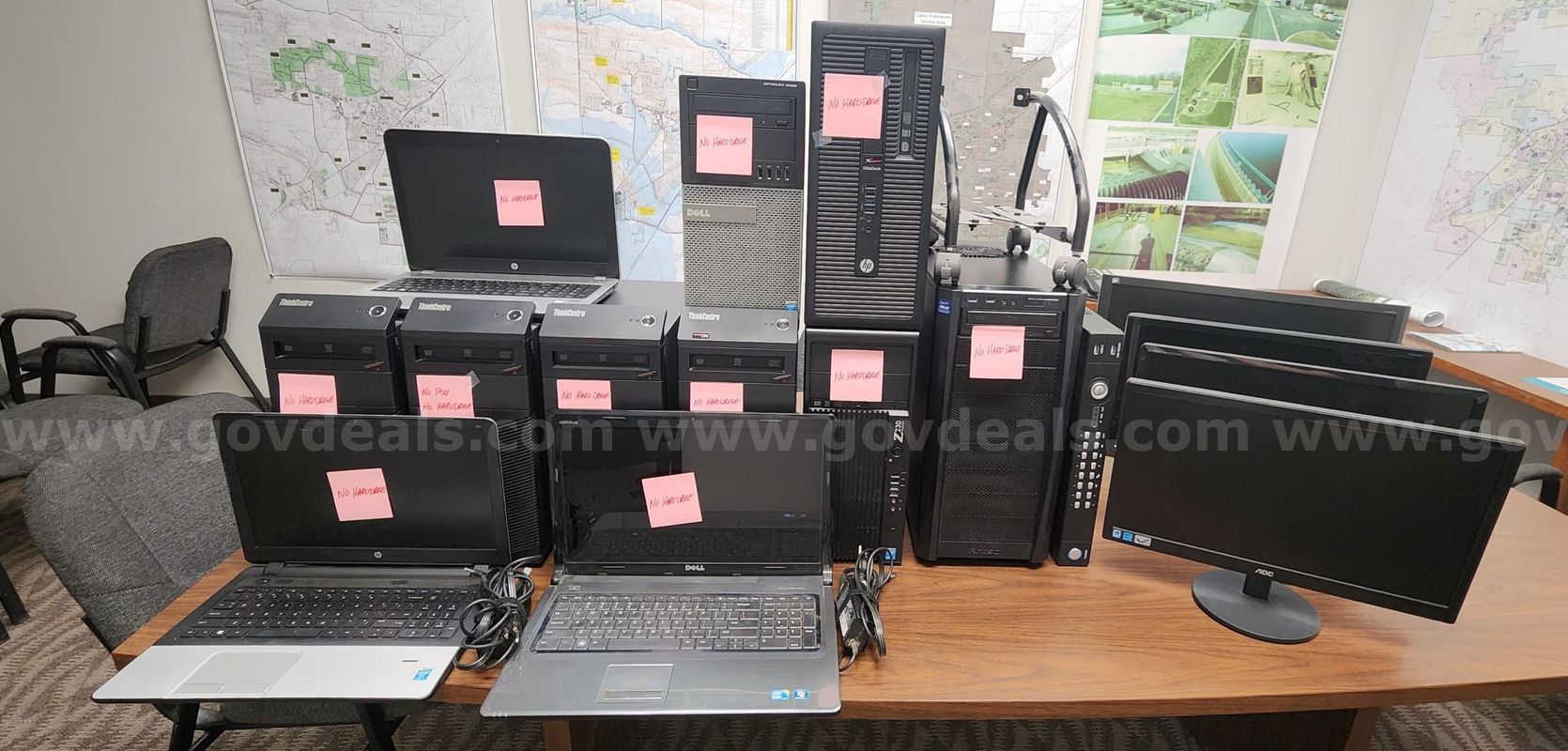 Desktops, laptops, monitors