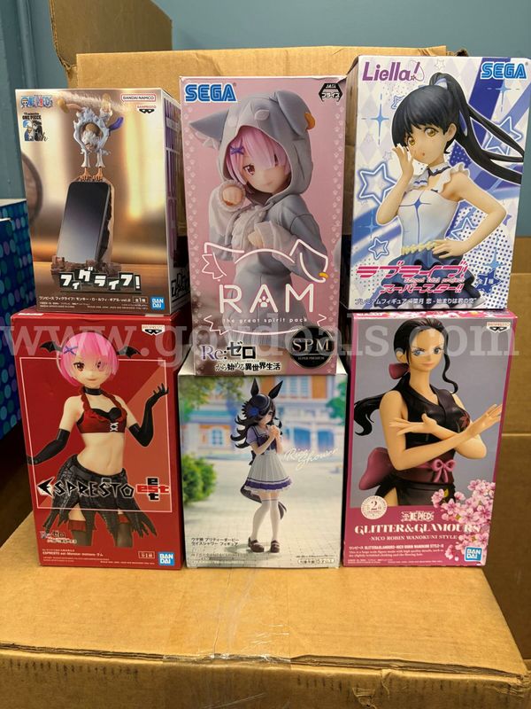 Lot of (14) Anime Collectible Figures