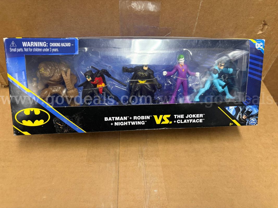 Vintage DC Comics Batman Action Figure Lot (11 Items) - Kenner, Ertl, Spin Master - New In Packaging